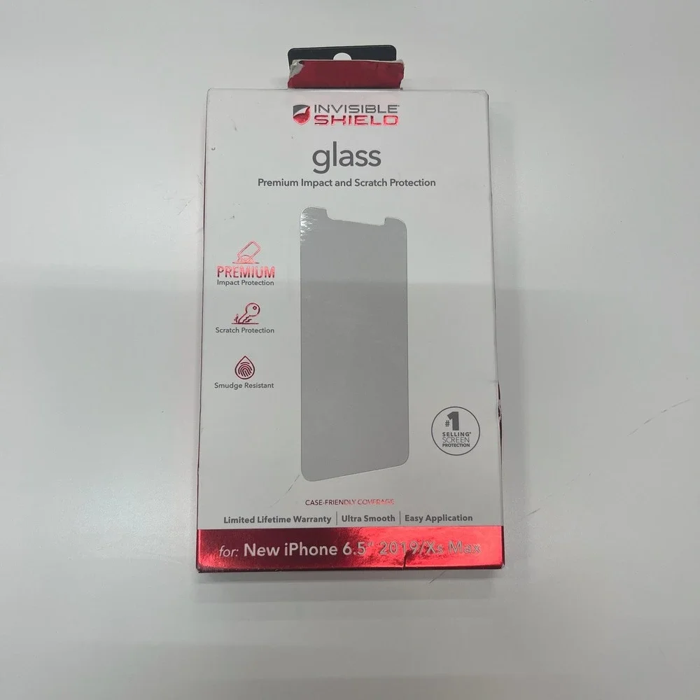 ZAGG InvisibleShield Glass Screen Protector iPhone Xs Max 11 Pro Max 6.5 In NEW